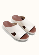 BOX SHAPE SANADL - LATTE