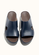 BOX SHAPE SANDAL - NAVY