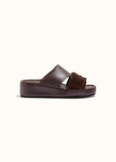 The Fold Belt Sandal - Cioccolato ( Kids )