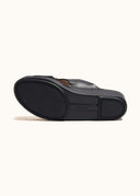 TWO-TONE SANDAL - NERO