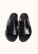 DRIFTED BOX SANDAL - NERO
