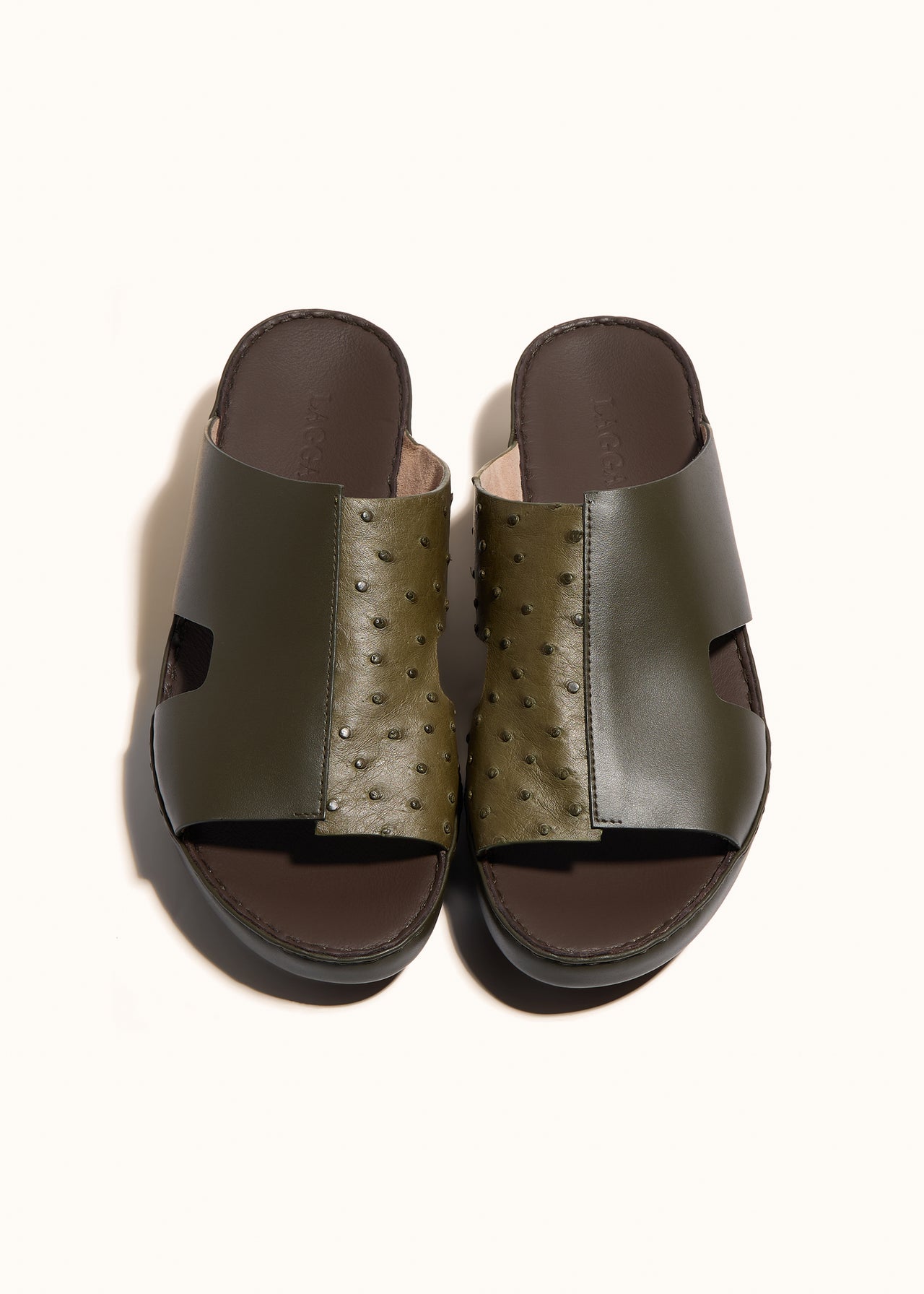 DRIFTED BOX SANDAL - MILITARE