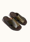 DRIFTED BOX SANDAL - MILITARE
