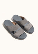 LINK STRAP SANDAL - CEMENT