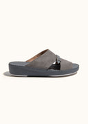 LINK STRAP SANDAL - CEMENT