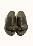 STITCHED SPLIT TOE SANDAL - MILITARE