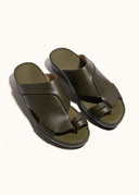 STITCHED SPLIT TOE SANDAL - MILITARE