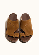 STITCHED SPLIT TOE SANDAL - SATTLE