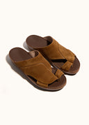 STITCHED SPLIT TOE SANDAL - SATTLE