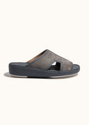 FRAMED BOX SANDAL - CEMENT