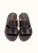 FORM BELT SANDAL - DARK BROWN