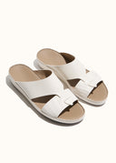 LOOPED BELT SANDAL - LATTE