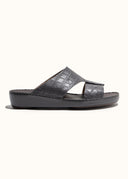 DRIFTED BELT SANDAL - ASFALTO