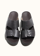 DRIFTED BELT SANDAL - ASFALTO