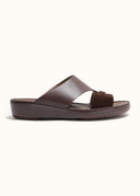 LOOPED BELT SANDAL - CIOCCOLATO