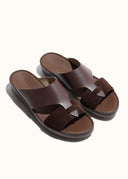 LOOPED BELT SANDAL - CIOCCOLATO