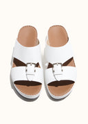 LEGACY BELT SANDAL - BIANCO