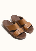 LOOPED BELT SANDAL - VISONE