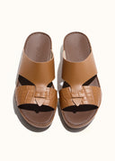 LOOPED BELT SANDAL - VISONE