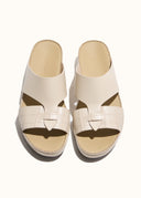 LOOPED BELT SANDAL - GHIACCIO