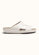 LOOPED BELT SANDAL - LATTE