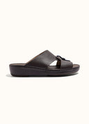 FORM BELT SANDAL - DARK BROWN