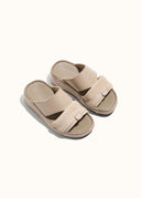 The Fold Belt Sandal - Taupe ( Kids )