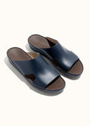BOX SHAPE SANDAL - NAVY