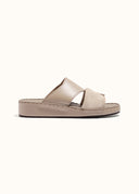 The Fold Belt Sandal - Taupe ( Junior )