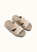 The Fold Belt Sandal - Taupe ( Junior )