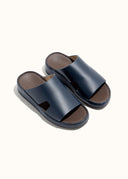 Box Shaped Sandal - Navy ( Junior )