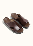 DRIFTED BOX SANDAL - CIOCCOLATO