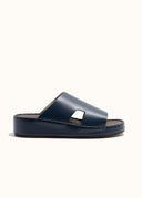 Box Shaped Sandal - Navy ( Junior )