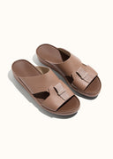 FORM BELT SANDAL - BROWN
