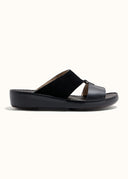 PEEK BUCKLE SANDAL - NERO