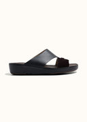 LOOPED BELT SANDAL - NERO