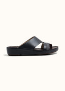 RUBBER GRIP SANDAL - NERO / ASFALTO