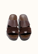 The Fold Belt Sandal - Cioccolato ( Junior )