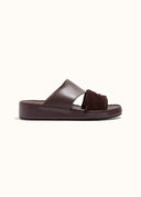 The Fold Belt Sandal - Cioccolato ( Junior )