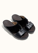 PEEK BUCKLE SANDAL - NERO