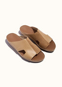DRIFTED BOX SANDAL - ECRU