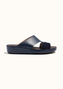 LOOPED BELT SANDAL - NAVY