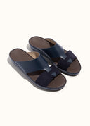 LOOPED BELT SANDAL - NAVY