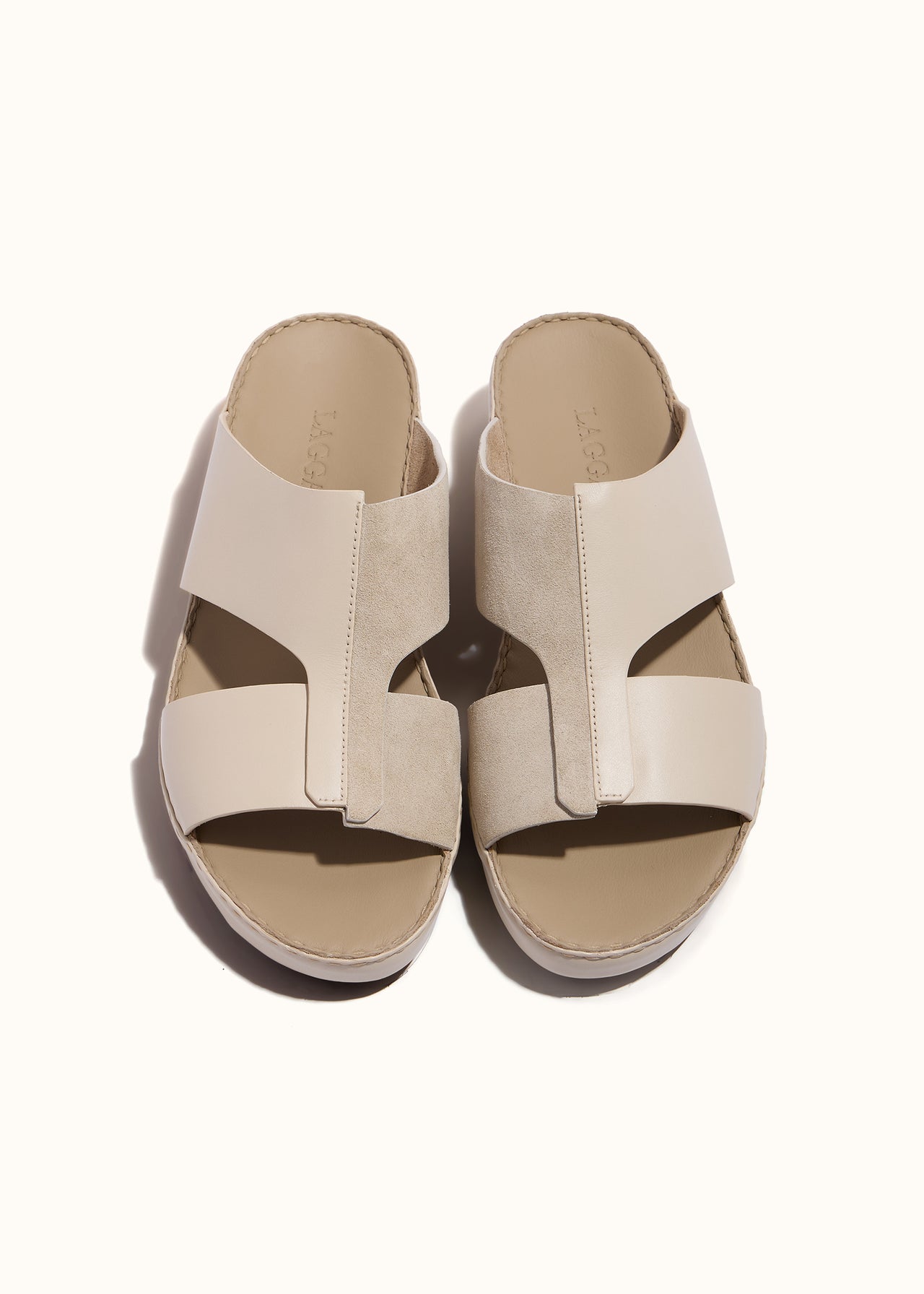 DRIFTED BELT SANDAL - GHIACCIO