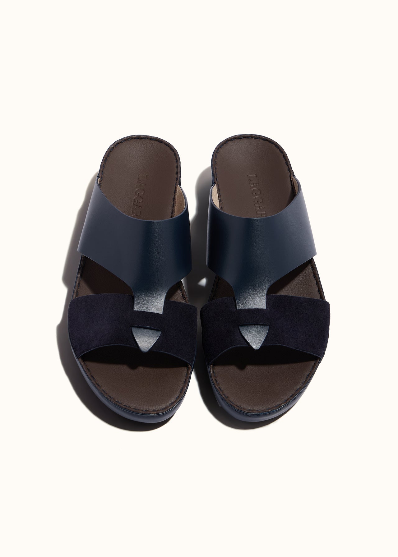 LOOPED BELT SANDAL - NAVY