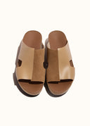 DRIFTED BOX SANDAL - ECRU