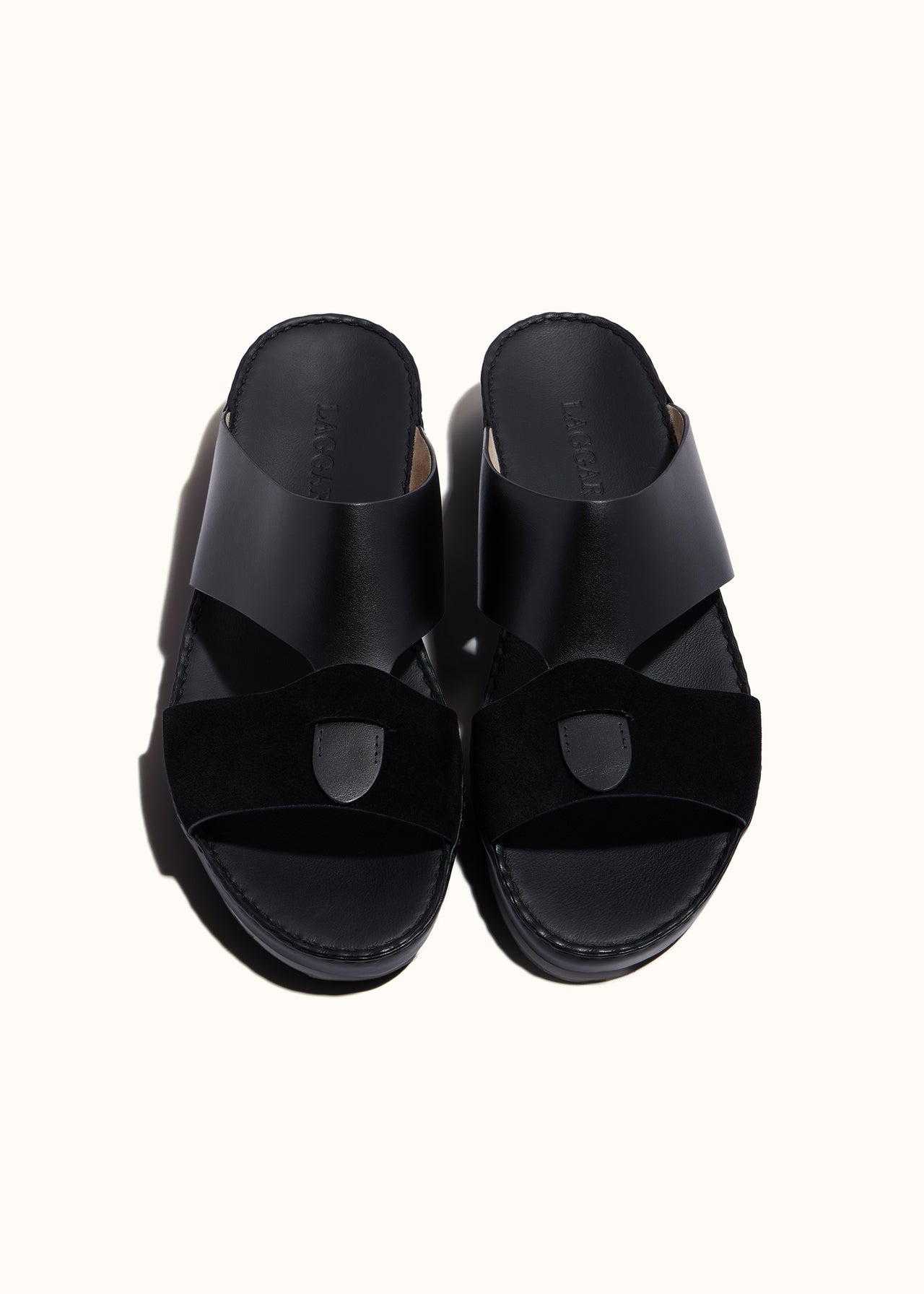 ENVELOPE BELT SANDAL - NERO