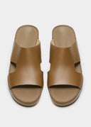 BOX  SHAPE SANDAL - MUSHROOM