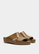 BOX  SHAPE SANDAL - MUSHROOM