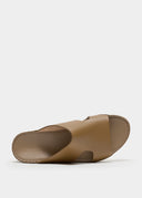 BOX  SHAPE SANDAL - MUSHROOM